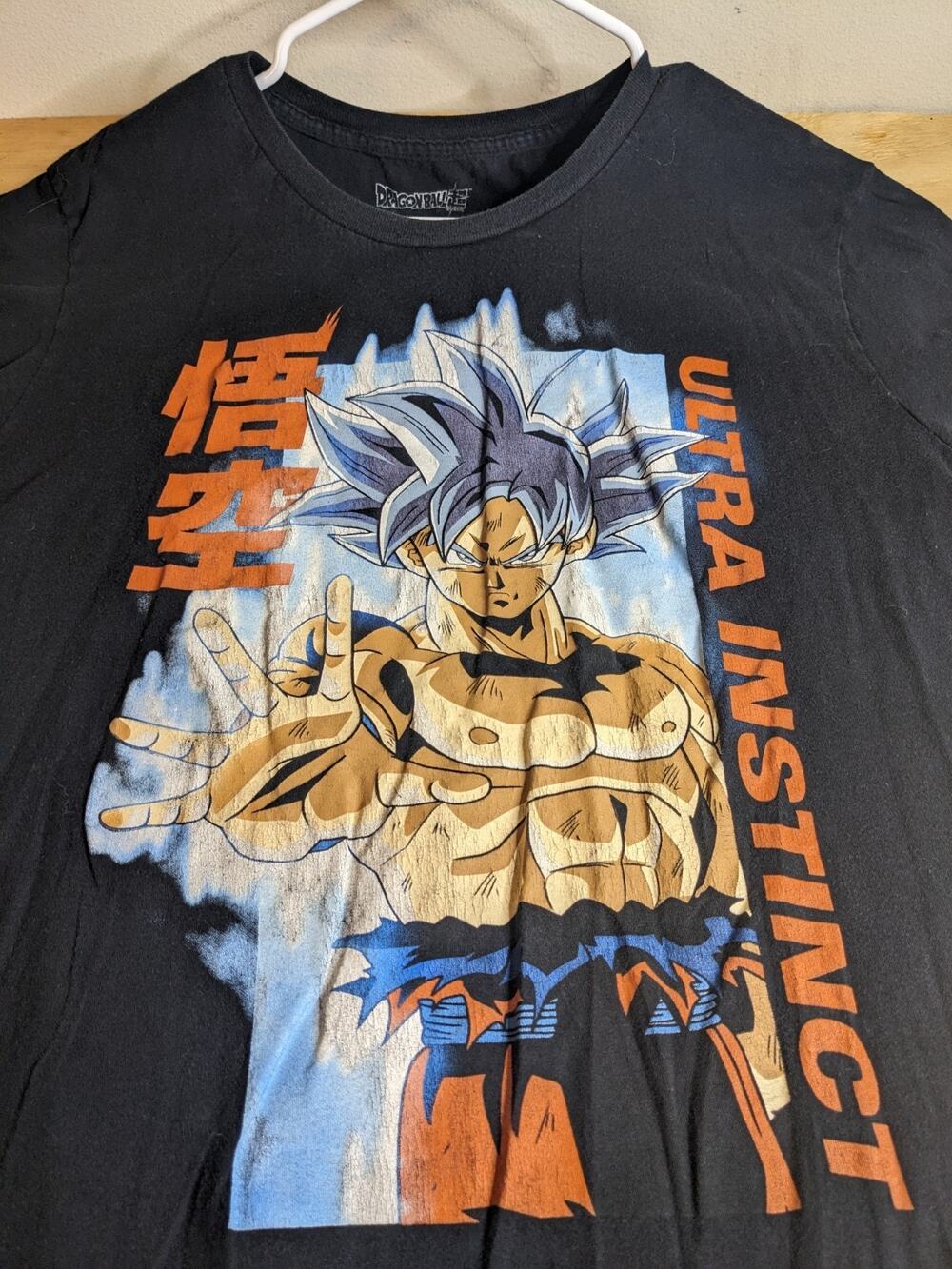Dragon Ball Z Super Ultra Instinct Goku Black T-Shirt Size 2XL XXL Anime Manga